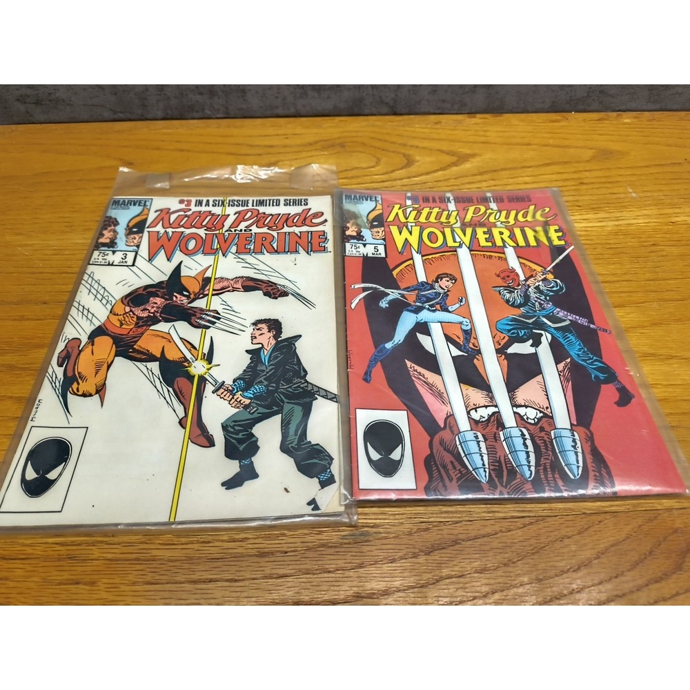 Kitty Pryde and Wolverine‎ #3 & 5 (Marvel Comics March 1985) in Japan